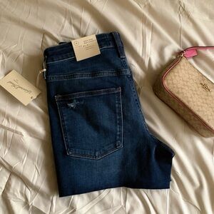 High-Rise Midi Shorts